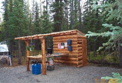 cleanup while motorcycle camping in Alaska